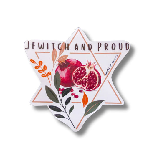 Jewitch and Proud Sticker